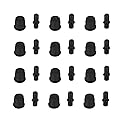 Flushbay 12 Packs Speaker Grill Guides Speaker Grill Peg Kit Set Speaker Buckles Snap Button Fasteners for Speaker Parts Accessories (035)