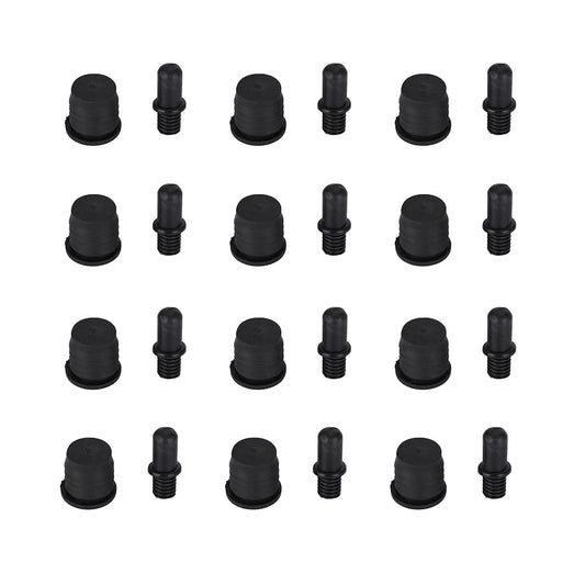 Flushbay 12 Packs Speaker Grill Guides Speaker Grill Peg Kit Set Speaker Buckles Snap Button Fasteners for Speaker Parts Accessories (035)