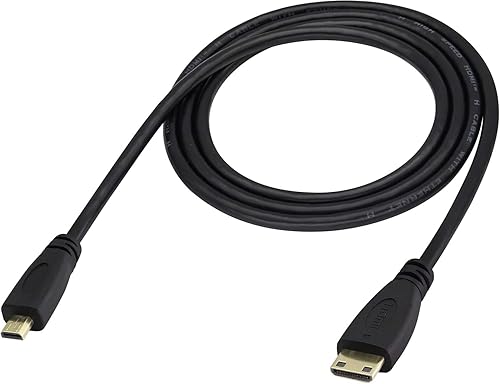 zdyCGTime Micro hdmi Socket Male to Mini hdmi Male Converter,high Speed Micro hdmi Cable 4k,Compatible with Digital Cameras, Tablet,Monitors,and Other