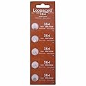LOOPACELL 364 (SR621SW) 1.55V Silver Oxide Watch Battery (5 Batteries)