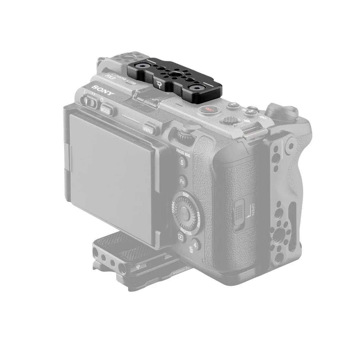 Wooden Camera Top Plate for Sony FX3/FX30