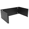 Monoprice 4U Wall Mount Rack, 19-Inch Bracket for Patch Panels, Network Switches, Servers, and IT Equipment, 7in x 19in x 12in, 4U, Max 40 lbs.