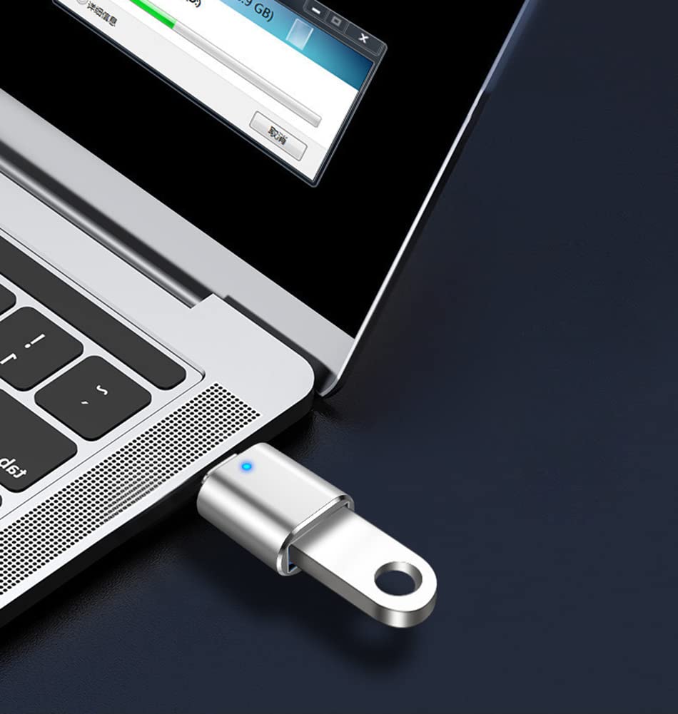 Mepsies USB C to USB 3.0 Adapter 2-Pack, USB C Adapter for Android Phones, Type-C Laptops and More