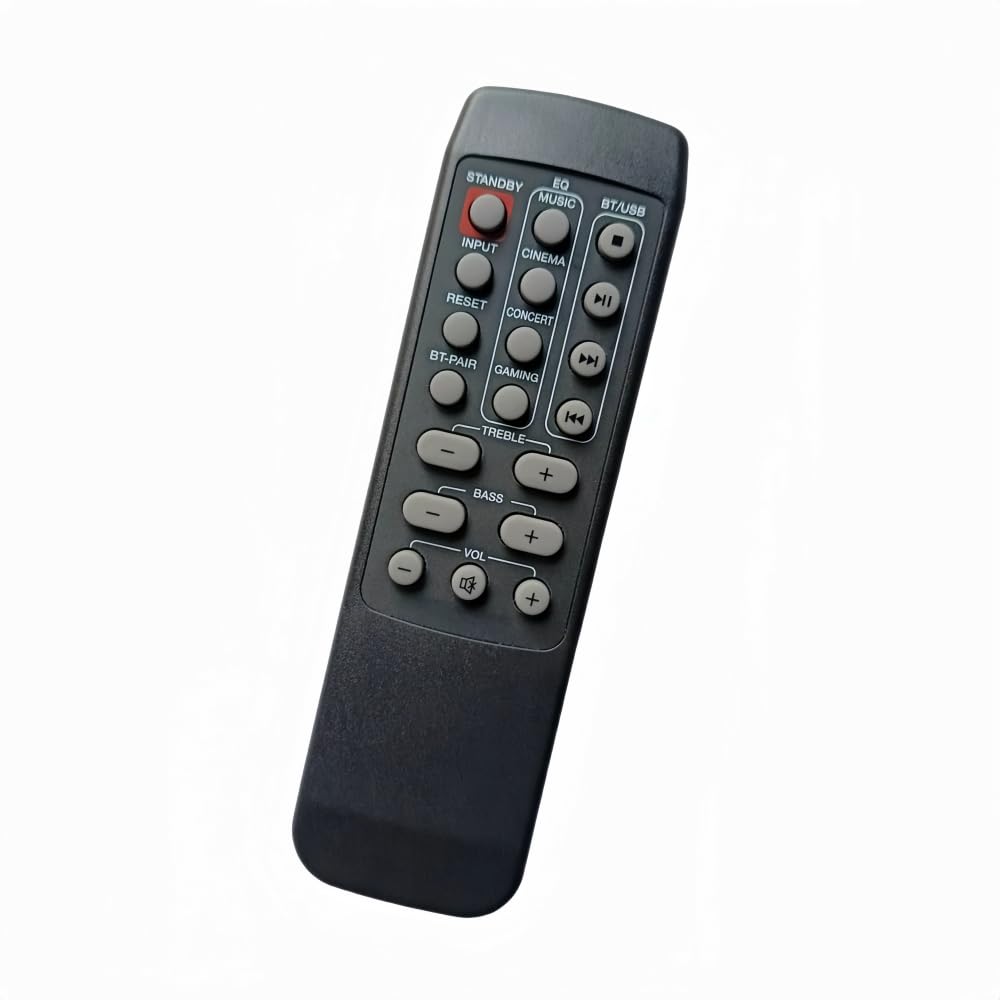 Dtirszxy Replacement New Remote Control for Rockville Rockville Rockbar 40" 400w Soundbar System & HD5 HD5B HD5C Monitor Bookshelf Home Theater