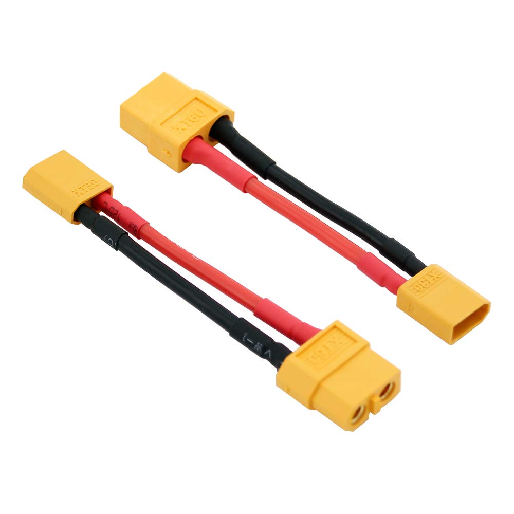 4pcs Male XT30 to Female XT60 / XT-60 Connector Adapter with 16awg 5cm Wire(BDHI-91)