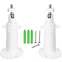 Adjustable Metal Wall Mount Compatible with Arlo, Arlo Pro 2/3/4/5/Ultra/Ultra 2, Ring Stick Up Cam, Ring Indoor Cam(1st Gen), Wyze Cam V3, 360 Degree