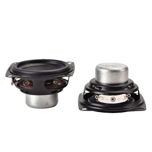 2 pcs 2 inch 53mm 4? 10W Flat-Dome Dual-Magnet Full-Range Speaker Drivers for Bluetooth Speakers