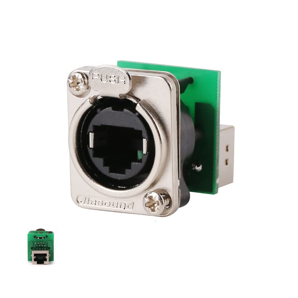 BESCOOS Toronce RJ45 Ethercon Cable Mount Connector (Socket-B 3 Pack)