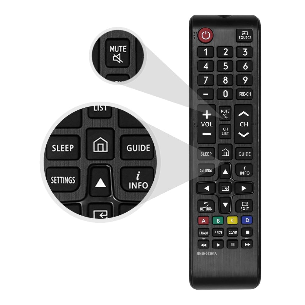 GuuYebe BN59-01301A TV Remote Control Replacement for UN50NU7100FXZA UN50NU7100FXZC UN55NU7100FXZA UN55NU7100FXZC UN65NU7100FXZA UN65NU7100FXZC Smart