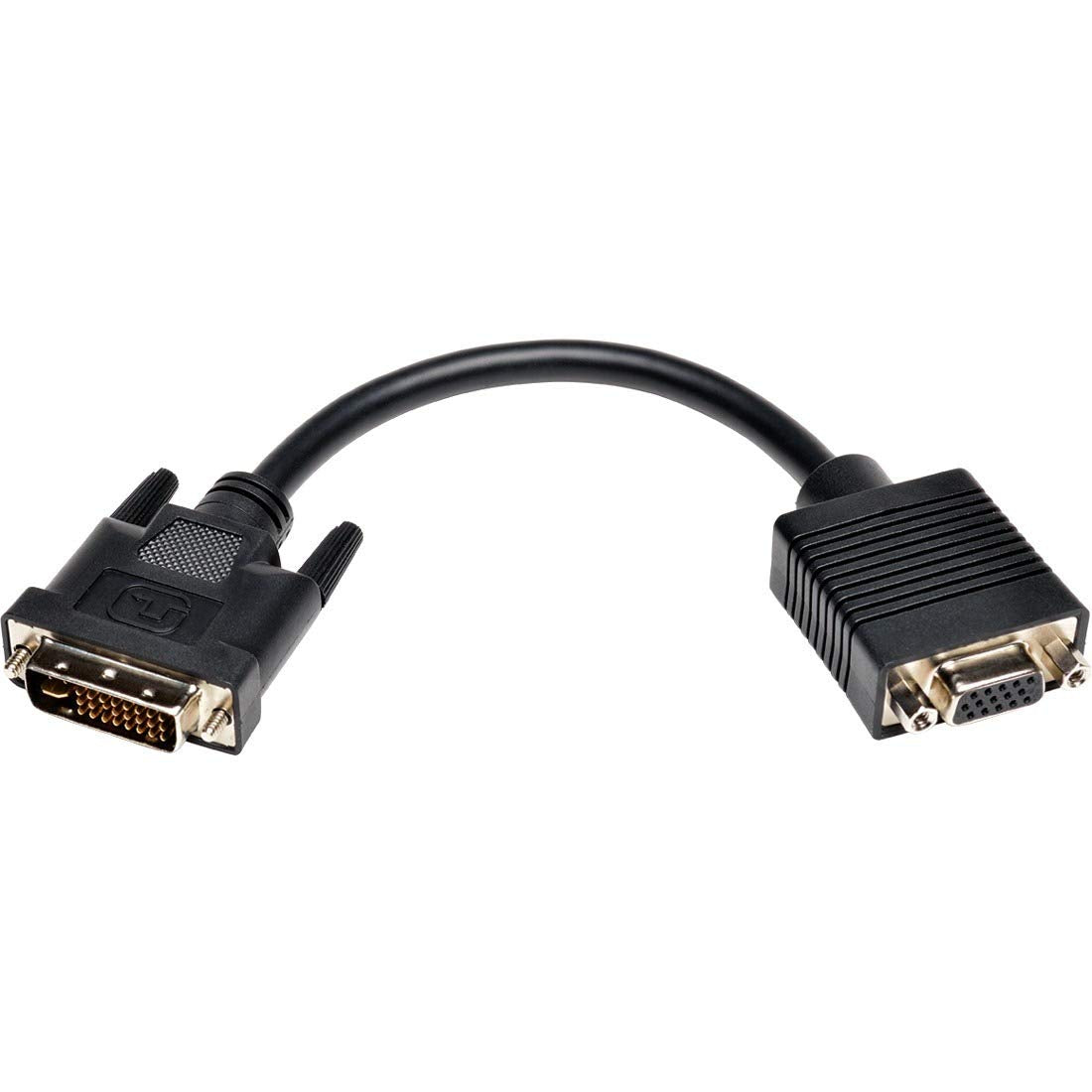 TRIPP LITE P120-08N 8-Inch DVI to VGA Cable Adapter DVI-I Dual Link M to HD15 F