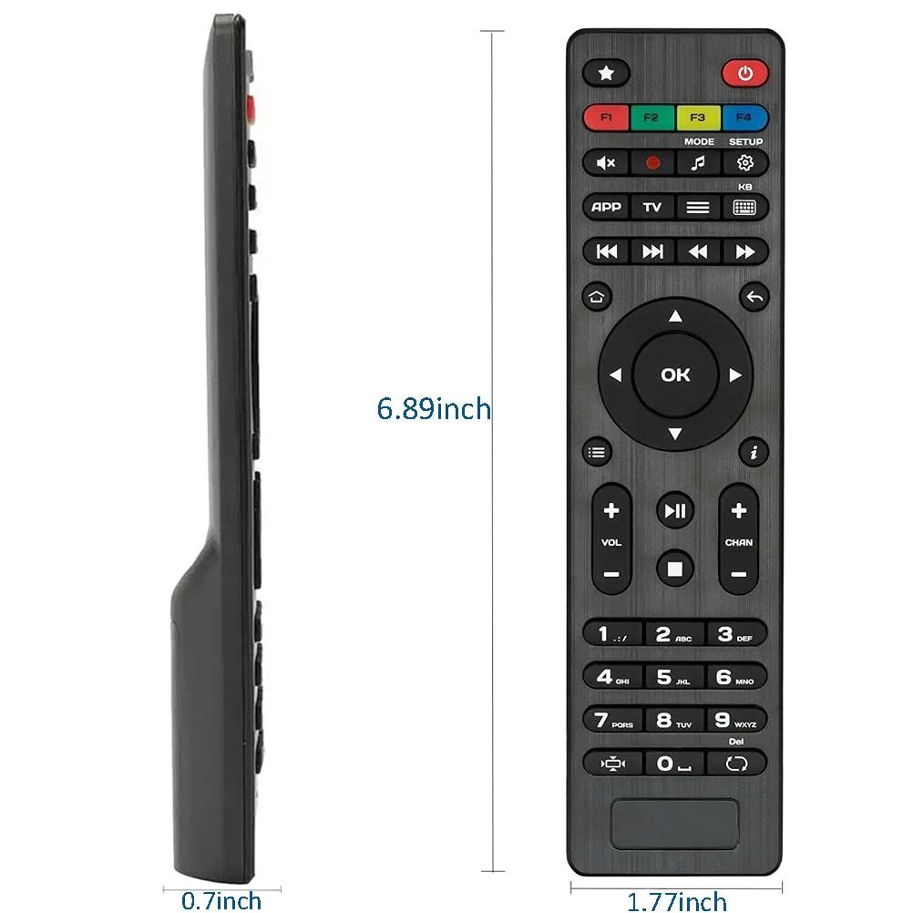 Amiroko Remote Control Replacement Compatible with MAG Series Box Mag250 Mag254 Mag255 Mag256 Mag275 Mag322 Mag349 Mag410 Mag520, etc MAG IPTV Set-Top