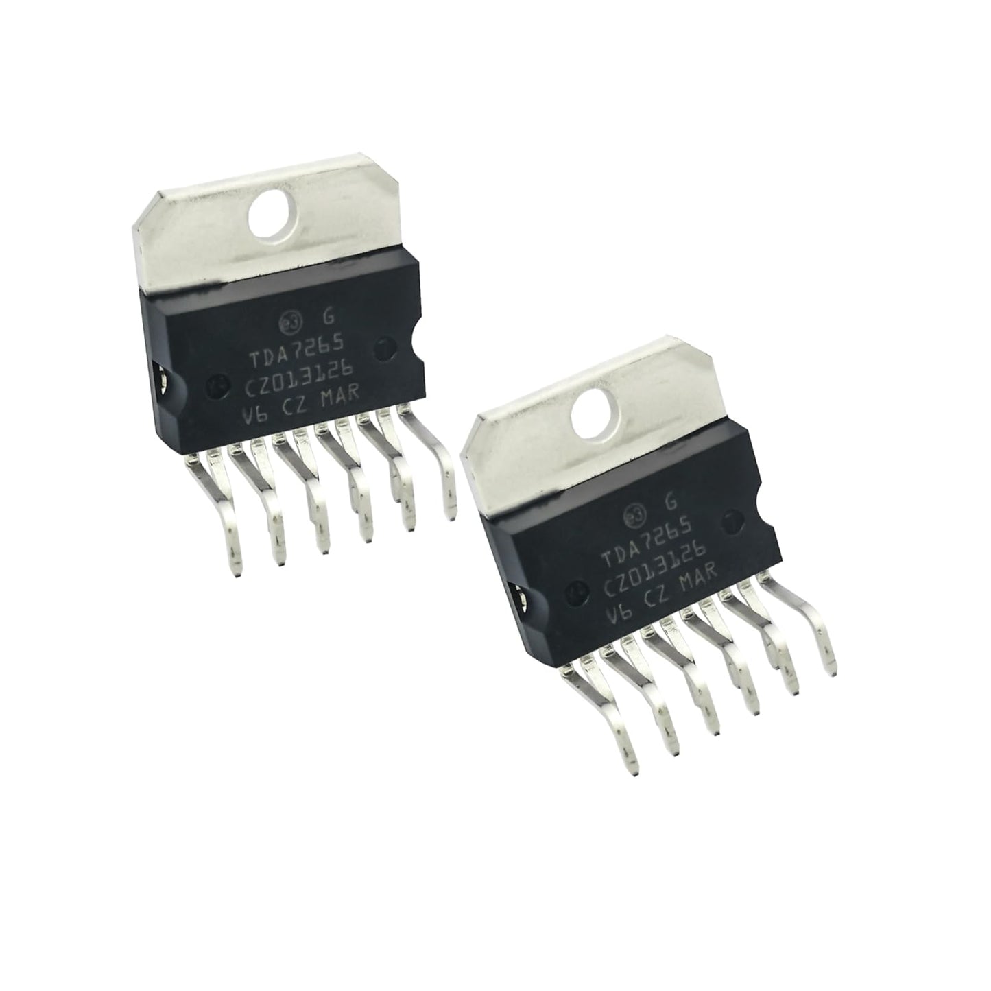 YEGAFE 2Pcs TDA7265 25 + 25W Dual Stereo Audio Power Amplifier Chip IC TDA 7265 New
