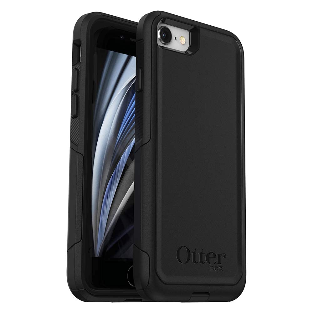 OtterBox iPhone SE 3rd & 2nd Gen, iPhone 8 & iPhone 7 (not Compatible with Plus Sized Models) Commuter Series Case - Black, Slim & Tough