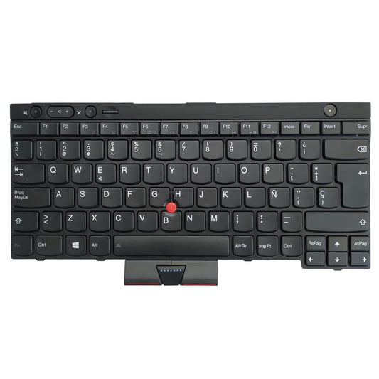 Laptop Replacement Keyboard Compatible for Lenovo ThinkPad T530 T530i T430 T430s X230 W530 L430 L530 Spanish Layout No Backlit
