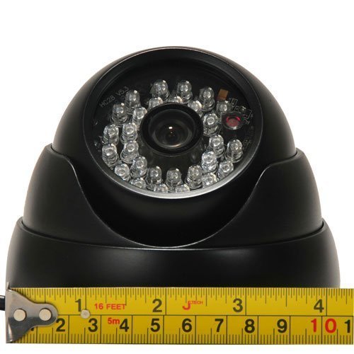 VideoSecu 2 Pack Dome 700TVL Outdoor Security Cameras 1/3" CCD Built-in IR Infrared Day Night Vision 3.6mm Lens Wide Angle for DVR CCTV Home