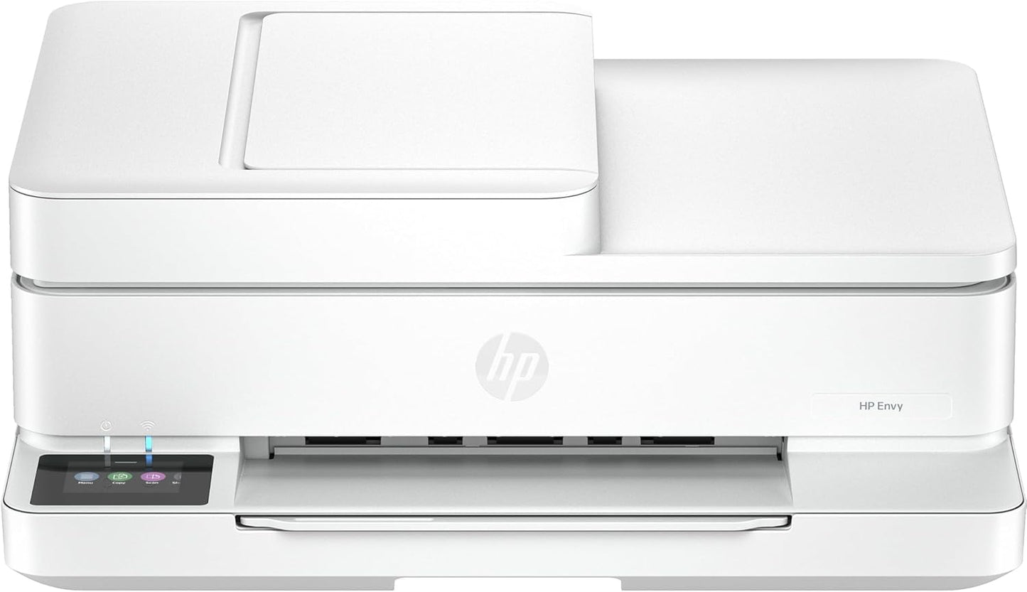 HP Envy 6552e Wireless All-in-One Color Inkjet Printer, Portobello, Print, scan, Copy, Duplex Printing Best-for-Home (714N7A) (Renewed Premium)
