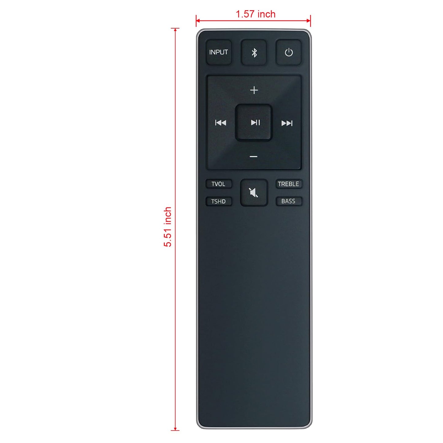 New Replace Remote Control XRS321-C fit for VIZIO Sound Bar SB3820-C6 SB3821-C6 SB2920-C6 SS2521-C6 SS2520-C6 SB3821-D6 SB3820x-C6 (Black)
