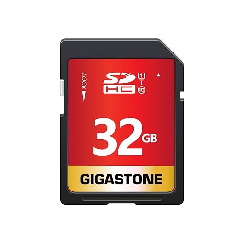 GIGASTONE 32GB SD Card UHS-I U1 Class 10 SDHC Memory Card High-Speed Full HD Video Compatible with Canon Digital Camera, SPYPOINT TACTACAM WOSPORTS
