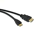 AlyKets 10ft HDMI to Mini HDMI Cable, Camera Data Cable for Nikon D3400, D3500, D7500, D850, D810, D7000, D500, Canon EOS R, RP, 5D Mark IV, 6D Mark