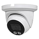 R-Tech 2MP Smart Dual Light HDCVI Fixed-Focal Eyeball Camera, Full-Color Night Vision, 3D NR, Built-in Mic, 40m IR Distance, IP67 Weatherproof, 2.8mm