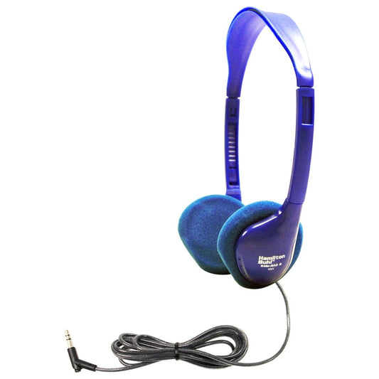 HamiltonBuhl Kids On-Ear Blue Stereo Headphone, Model: Kids-HA2