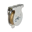3219BC 2" Wall / Ceiling Mount Single Pulley, Waterproof - Zinc Plated