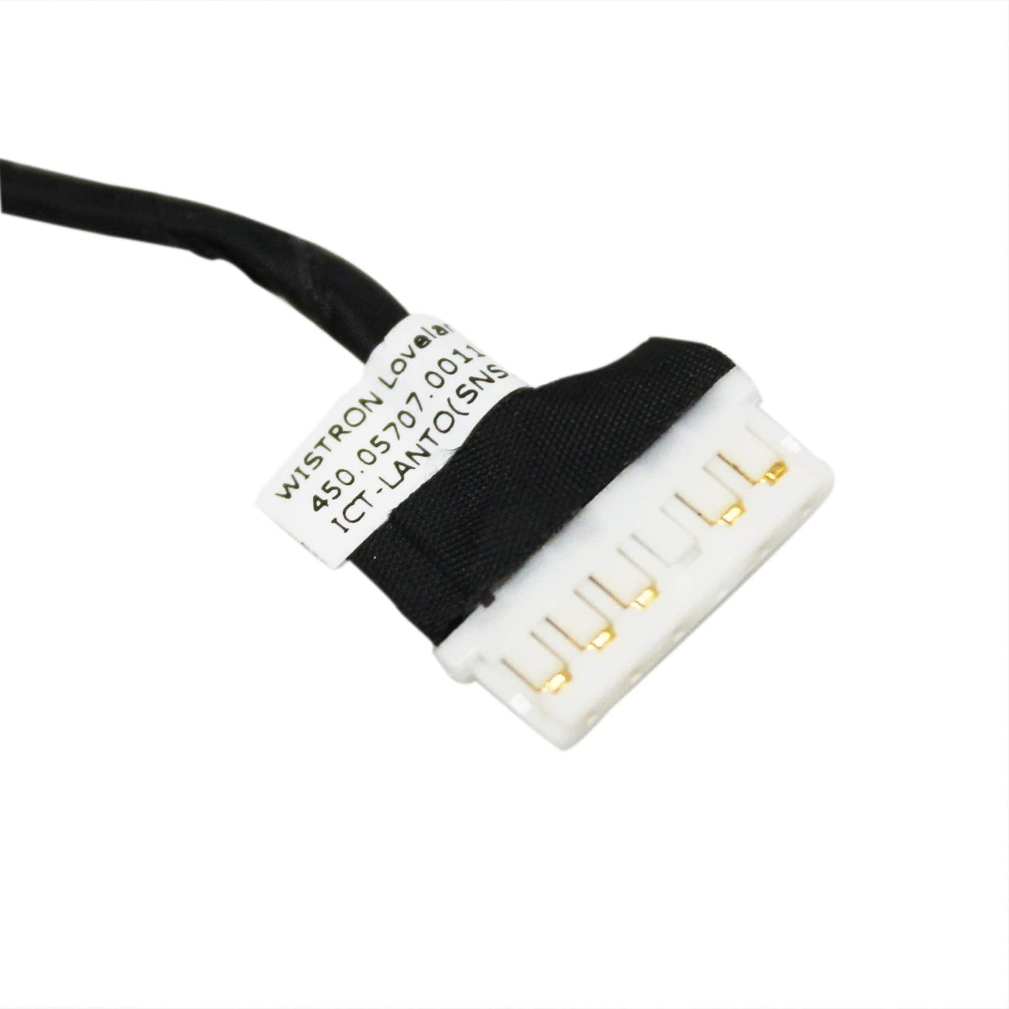 DC in Power Jack Charging Cable Port Connector Harness Replacement for Dell Latitude 3470 3570 3460 3560 P63G 450.05707.0011