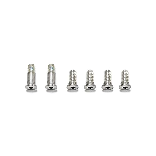 ICTION New Bottom Case Screw Set Replacement for MacBook Pro 15" A1707 A1990 (2016-2019) (Silver)