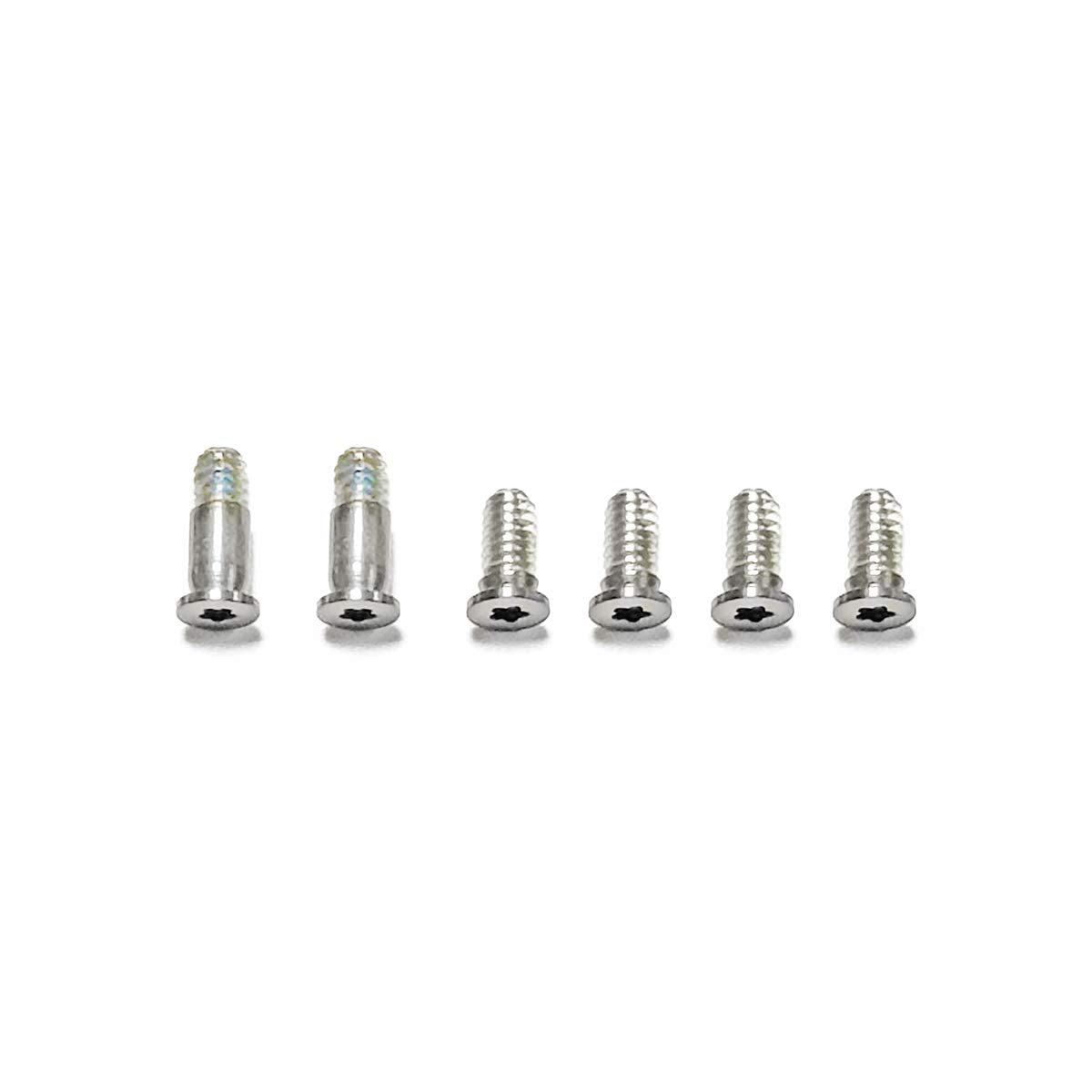 ICTION New Bottom Case Screw Set Replacement for MacBook Pro 15" A1707 A1990 (2016-2019) (Silver)