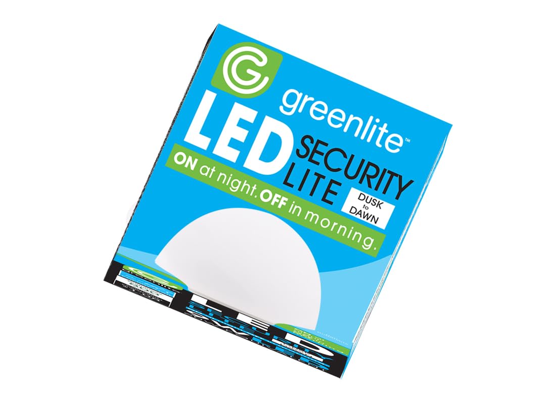 Greenlite A19 E26 (Medium) LED Dusk to Dawn Bulb Bright White 60 Watt Equivalence 1 pk - Case of: 1;