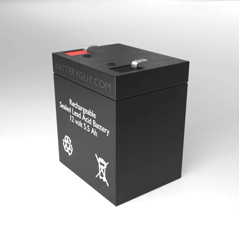 BatteryGuy MH25860 Replacement 12V 5.5Ah SLA Battery Brand Equivalent (Rechargeable, High Rate) - Qty of 1