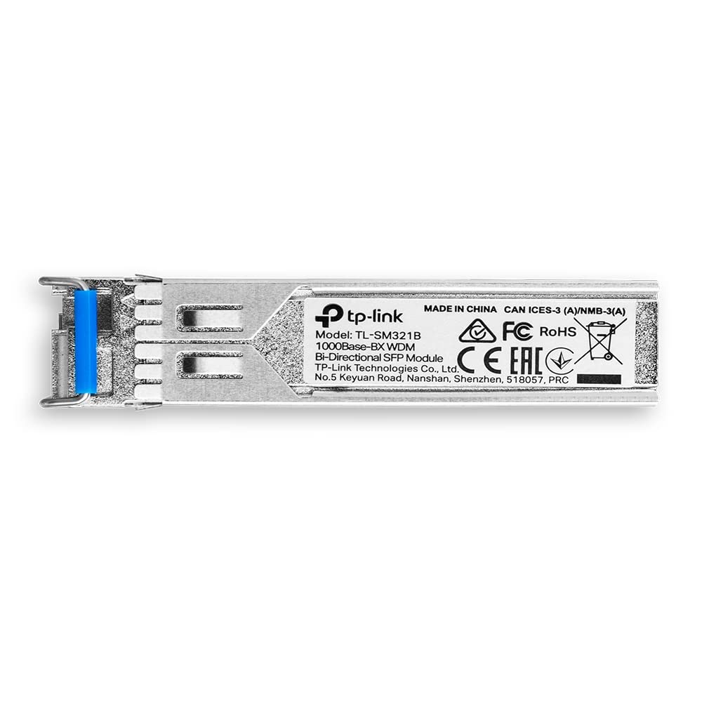 TP-Link TL-SM321B 1000Base-BX WDM Bi-Directional SFP Module (TX: 1310nm/RX: 1550nm)