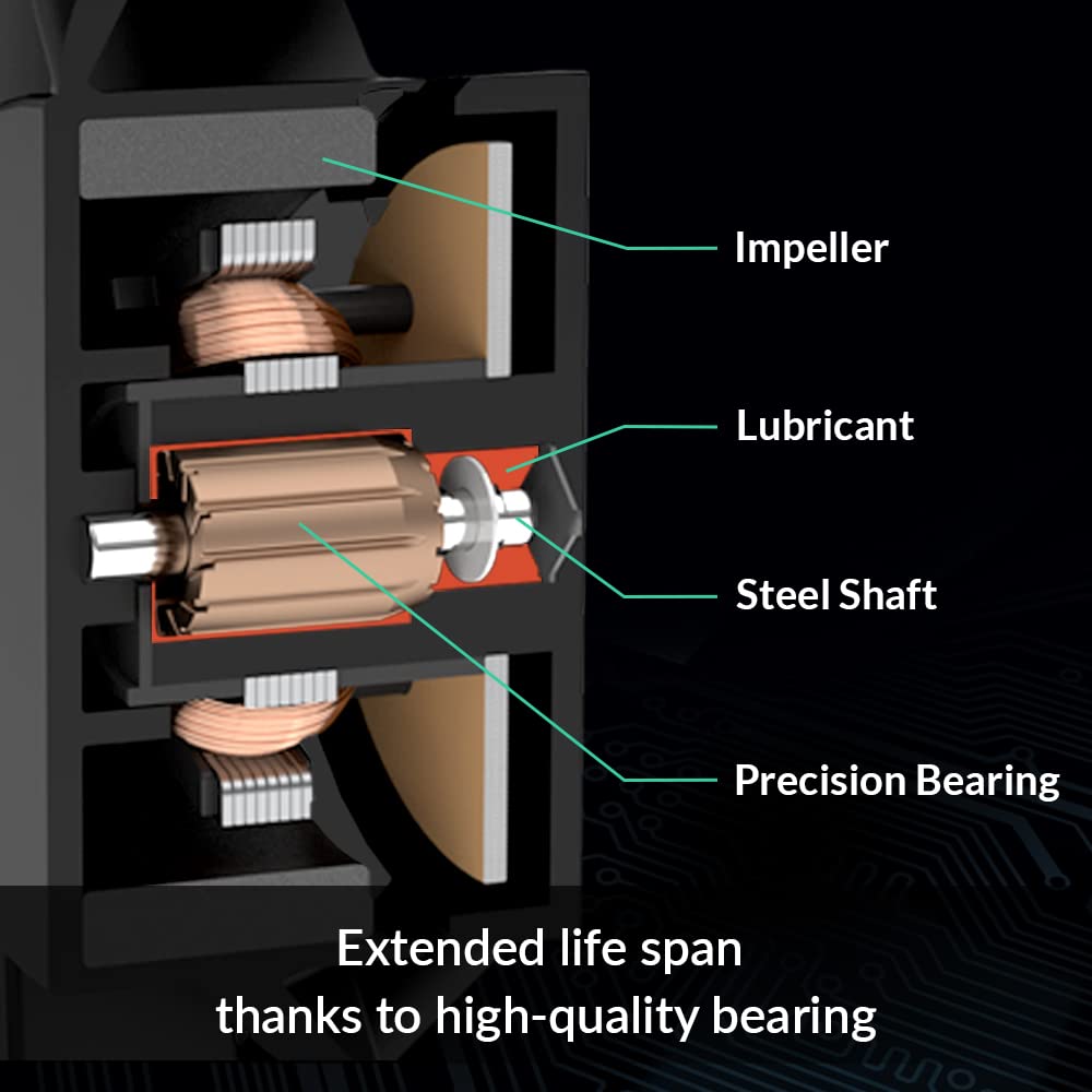 ARCTIC P14 - PC Fan, 140 mm Fan, PC Case Fan, Pressure-optimised