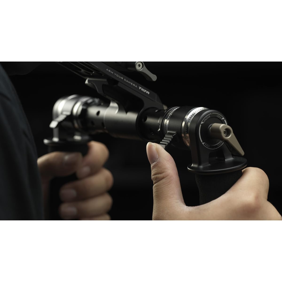 Quick Adjust Rosette Adapter - Black | Secure Connection | Compatible | Enhanced Comfort | Durable & Lightweight (Left)