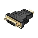 Monoprice HDMI Male to DVI-D Single Link Female Adapter - for Use with Computer's Video Card, DVD Player, Blu-ray Disc Player, Gold Plated Connectors
