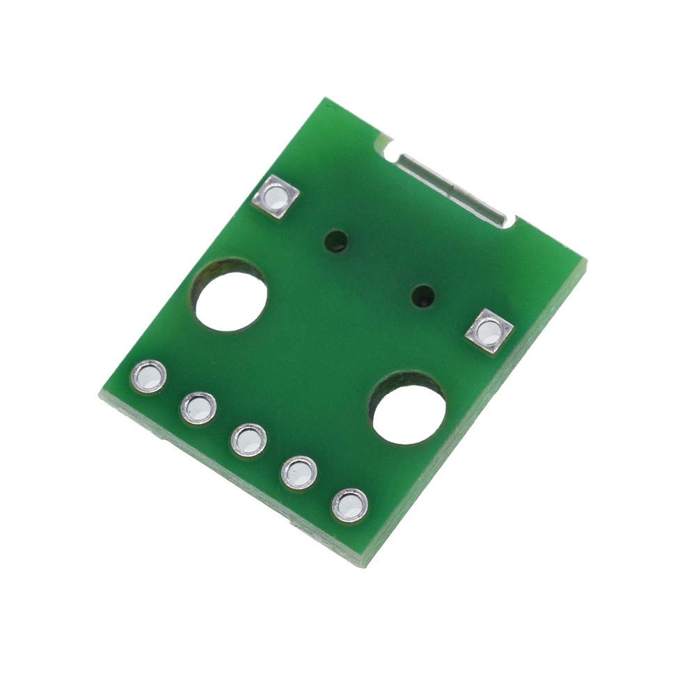 DAOKI 10Pcs DIY Male Connector/MINI Micro USB to DIP Adapter 2.54mm 5pin Female Connector B Type USB2.0 Female PCB Converter USB 3.0