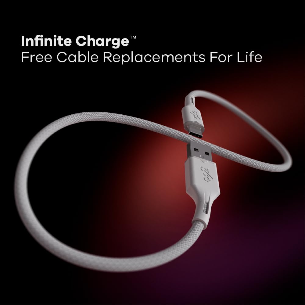 360 Electrical USB-C to USB-A Charging Cable - 5ft, Tangle-Free, Fast Charge Compatible, Ultra-Flow™ Braided, Durable Design