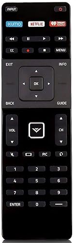 XRT122 Remote for VIZIO Smart TV D32-D1 D32H-D1 D32X-D1 D39H-D0 D40-D1 D40U-D1 D55U-D1 D58U-D3 D60-D3 D65U-D2 E32-C1 E32H-C1 E40-C2 E40X-C2 E43-C2