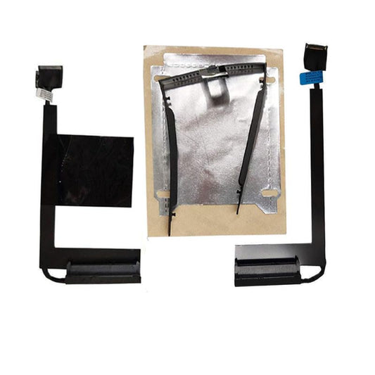 HUANMEFANG New 2.5" HDD Caddy Enclosure Bay Right &Left Side Hard Disk Drive Cable Connector + Sticker for Lenovo Thinkpad P50 P51 Compatible