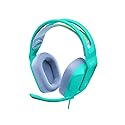 Logitech G335 Wired Gaming Headset, with Flip to Mute Microphone, 3.5mm Audio Jack, Memory Foam Earpads, Lightweight - Mint
