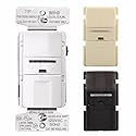 EATON OSUL06D-C4-K-L Occupancy Motion Sensor with Dimmer, Single Pole & 3-Way, in White Ivory Black Colors