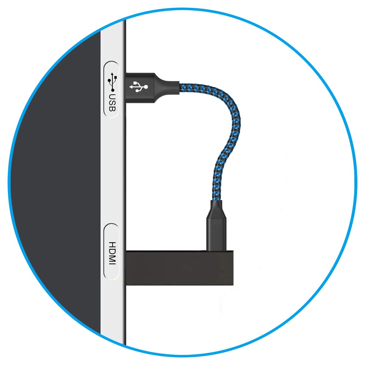 SCOVEE USB Power Cable for Fire Stick,Replacement Charger for Roku Streaming Stick,Express 4K,Premier,Micro USB Charging Cord for Chromecast,Short