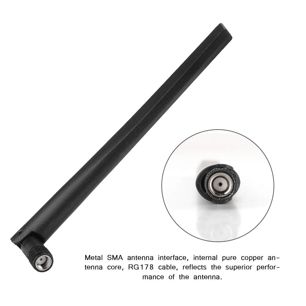3PCS Network Card Router Antenna, 2.4G/5G Dualband 5dbi SMA Antenna for RT-AC68u AC66U