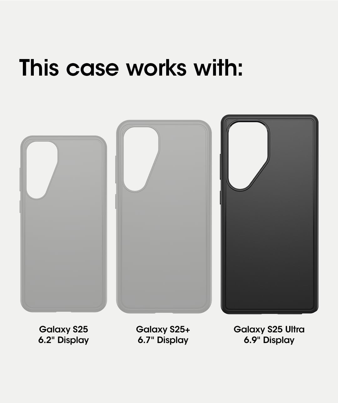 OtterBox Samsung Galaxy S25 Ultra Defender Series Case - Black