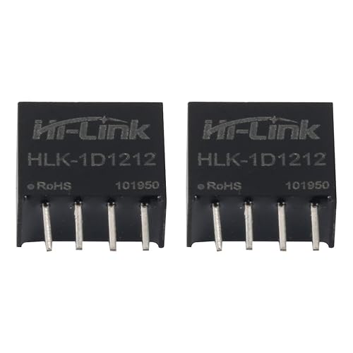 Hi-Link HLK-1D1212 12V to 12V 1W 84mA DC - DC Isolation Switching Power Supply Module Intelligent Household Switch Converter (6 PCS)