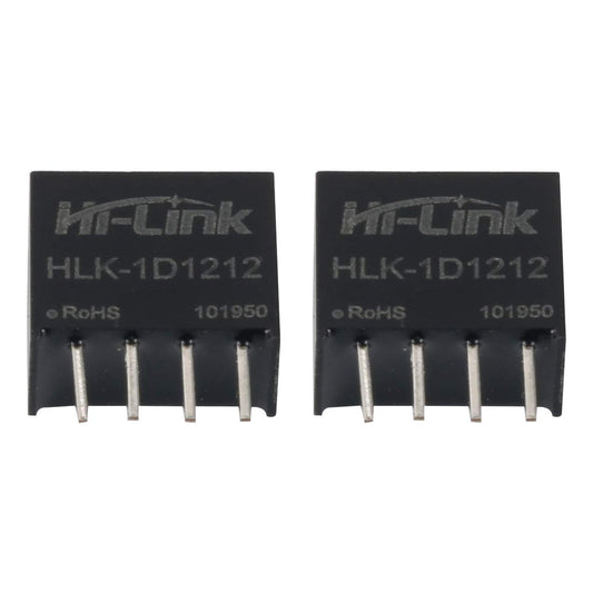 Hi-Link HLK-1D1212 12V to 12V 1W 84mA DC - DC Isolation Switching Power Supply Module Intelligent Household Switch Converter (6 PCS)