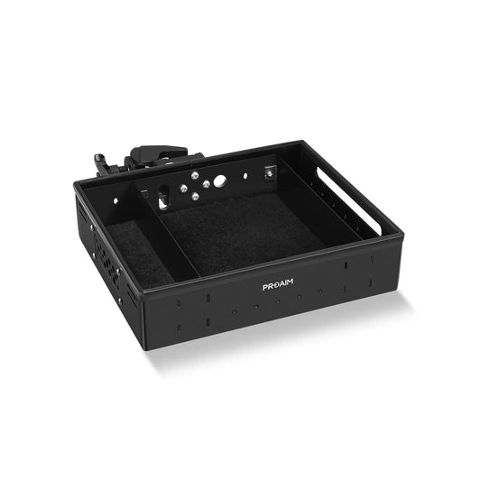 PROAIM Camera Assistant Front Tray for Small Productions/Studio Films. Clamping Range: Flat Surface (with Saddle): up to 25mm; Speed Rails: up