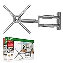 Barkan 30'' Long Gazebo Outdoor TV Wall Mount, 13-65 inch Full Motion Articulating - 4 Movement Flat/Curved Screen Bracket, Holds up to 80lbs