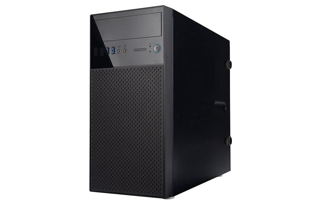 in Win EN708 Micro ATX Mini Tower Computer Case only, 5.25" Drive Bay x 1, USB 3.0 Front Ports x 2, HD Audio