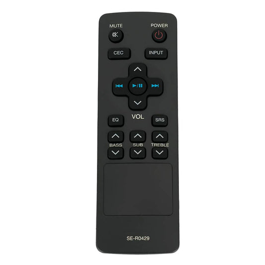 SE-R0429 ser0429 Sound Bar Replacement Remote Control Applicable for Toshiba Soundbar SBX4250 SBX4250KN SBX5065KU SBX1250 AH701014 SBX5065KC SBX5065